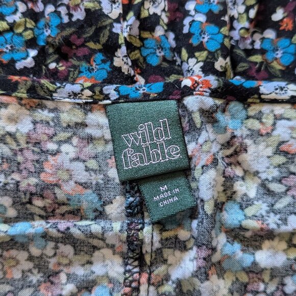 Wild Fable Floral Wrap Skirt, M - Picture 3 of 6